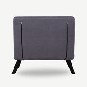 Sando folding armchair bed in gray fabric 60 x78xh.78 cm