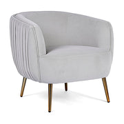 Light gray atmosphere style armchair