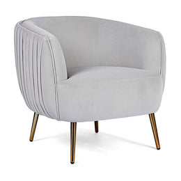 Light gray atmosphere style armchair