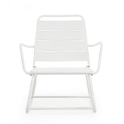 Rocking chair white bizzotto lillian