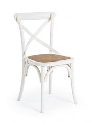 Retro White Wood Chair