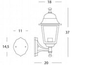 Small Applique At the top E27 old black line