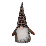 Brown fabric gnome cm19x17h45