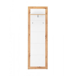Wien 43 entrance coat hanger panel in white oak