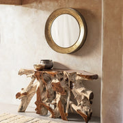 Lisandra natural wood console 150x45 cm