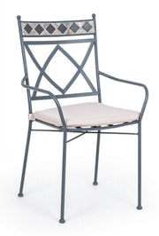 Berkley outdoor chair in metal