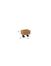 Multifunctional shelf with 2 practical coat hooks