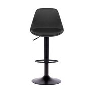 Adjustable All Black Stool 36x40x85 cm