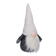 Gray fabric gnome 16x14h36 cm
