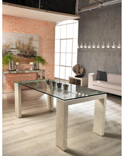 Fixed table 200 x 90 - Transparent - Millerighe
