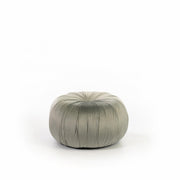 Gray metal velvet design pouf 36 x 36 x h 30 cm