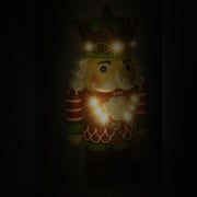 Resin soldier with green led cm26x18h48