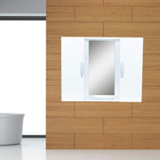 Bathroom wall unit 18010 with mirror and two doors 73x14x60H