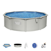 Hydrium round above ground pool 460x120 cm gray