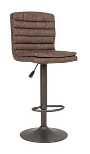 Connor brown faux leather vintage bar stool 41 x 50 x 94.5 cm