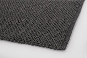 Gray outdoor carpet in hand-woven synthetic fiber 200x300