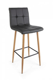 Bar Bruce dark gray eco-leather stool