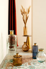 Vase Vt Rattan Rosa Antico H34,5