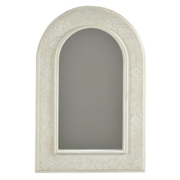 Nuremberg cream wood mirror cm40x2h60