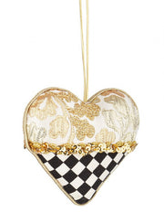 12x Chess Heart Gold Pendant