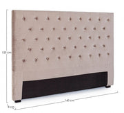 Caspar Headboard Light Gray 160