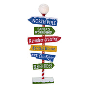 Metal sign with multicolor led indications cm46x16,5h106,5