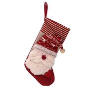 Santa Claus fabric stocking cm46x25x2