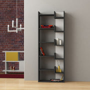Oppa bookcase anthracite white 60x162