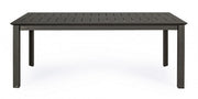 Konnor anthracite extendable garden table 200-300 x 110 cm