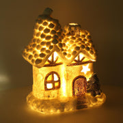 White led resin house cm17x11,5h22