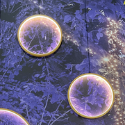 Circle Ø37cm led Light Wood