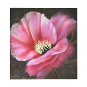 Modern painting pink flower cm 80 x 80 x 4 thickness