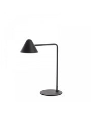 Antares LED table lamp in black metal STS
