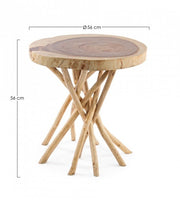 Wooden Coffee Table Cm. 56 x 56