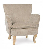Vintage style dove gray armchair