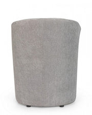 Armchair in wood and light gray fabric BELIZE 64,5x63x h76 cm