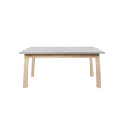 Modern extendable gray oak table 90 x 160-240 cm