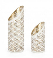 Set of 3 Hamal Cil White Candles - 3x