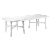 White 'Trio Plus' Extendable Polypropylene Table