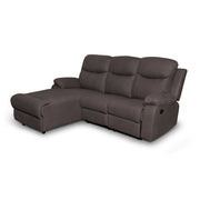 Sofa with left peninsula Chicago ranger 01 with recliner 222x166x100