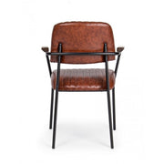 C-BR Nelly vintage chair dark orange vintage 60x63x84h cm