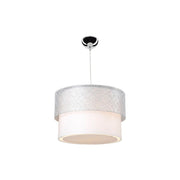 Polo MDL2355 pendant lamp in gray fabric